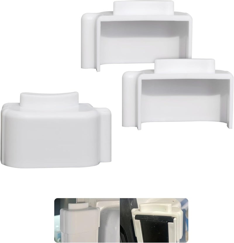 WFCYX Mullion/Flipper Repair Topper for Samsung Refrigerator Door, Fit for Samsung Refrigerator Models RF28HDEDBSR/AA, RF31FMESBSR/AA, RF23HCEDBSR/AA (3 Pcs) - Image 1